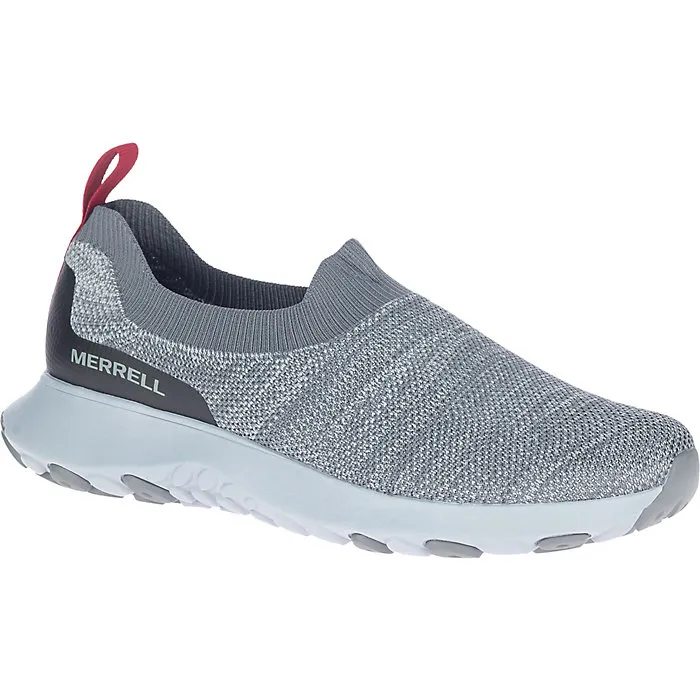 Merrell Mens Cloud Moc Knit Slip On- Charcoal Mesh