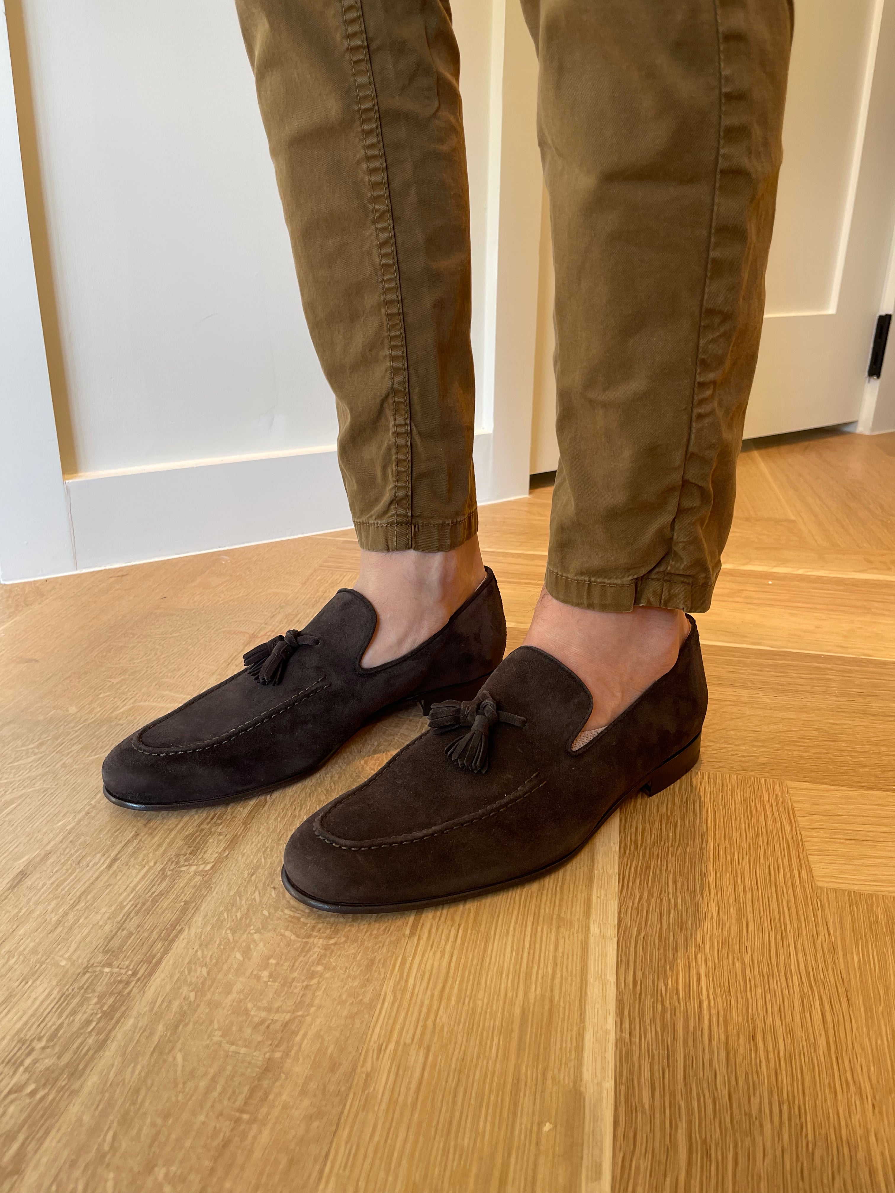 Mirto - Men's Tassel Loafer Brown Suede