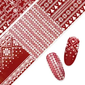 Nail Art Foil Paper / Christmas Sweater