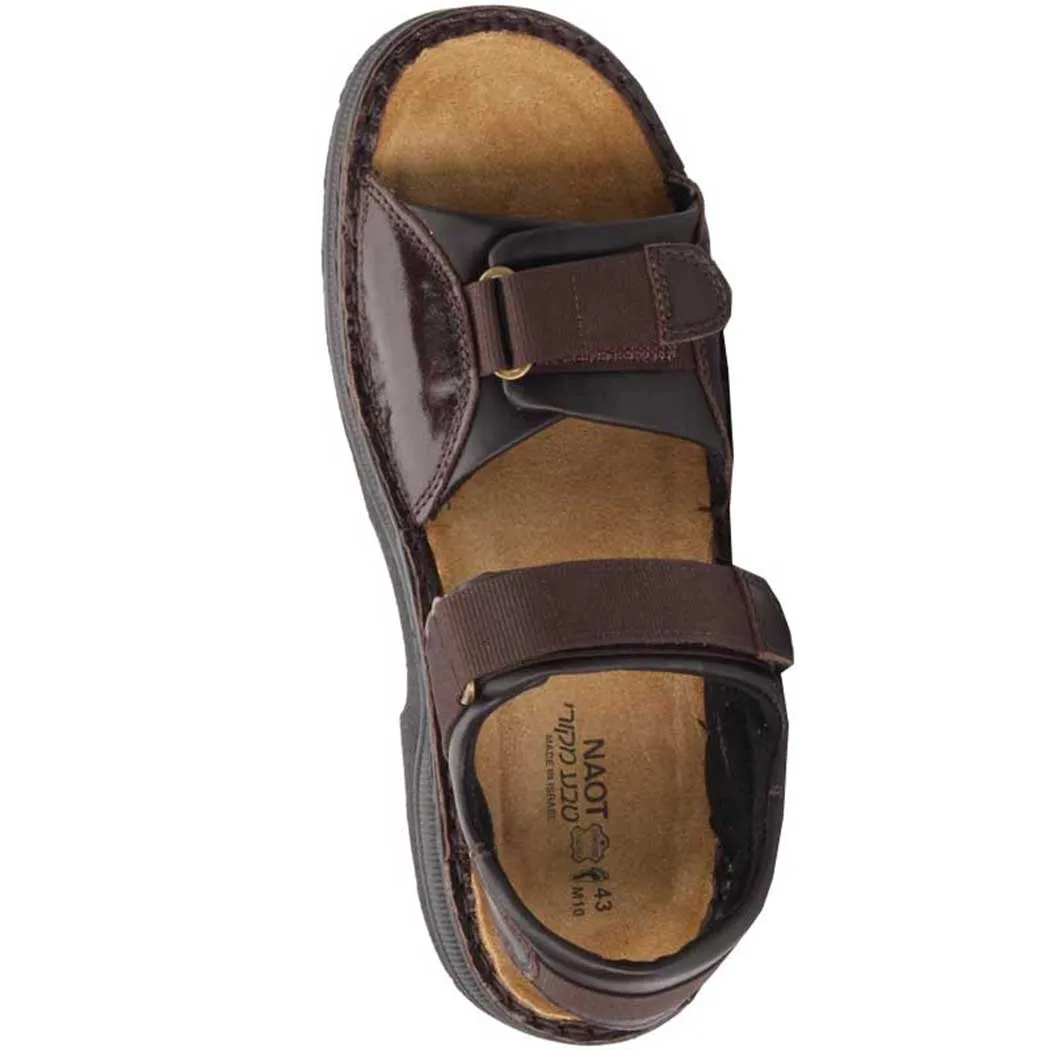 Naot Andes Sandal Walnut Leather (Men's)