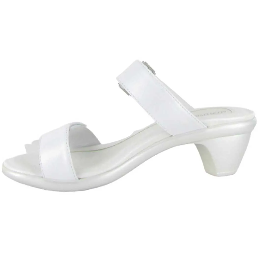 Naot Recent Heeled Sandal White Pearl Leather (Women's)