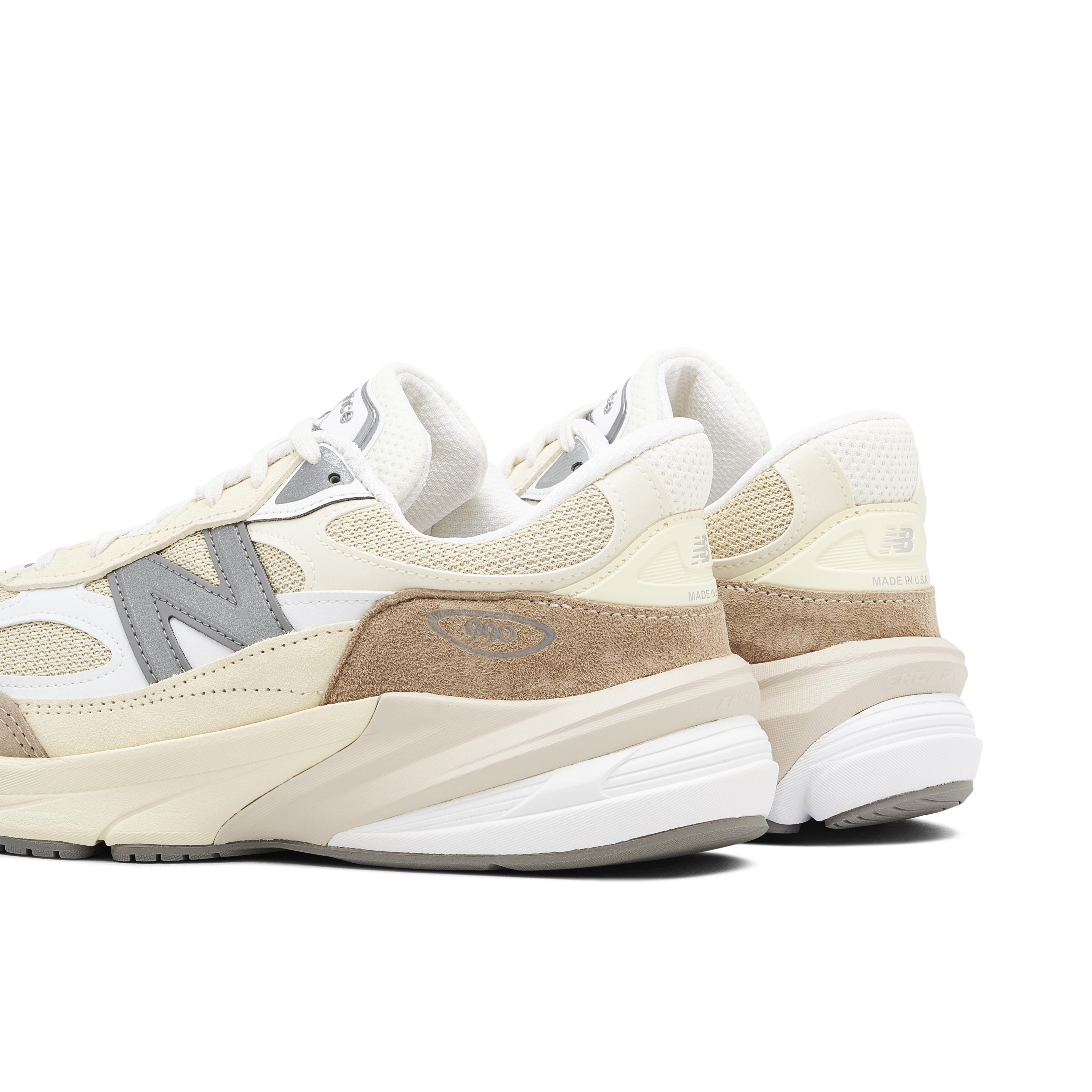 New Balance 990v6 Made in USA Brown Beige Suede | M990SS6 | Laced