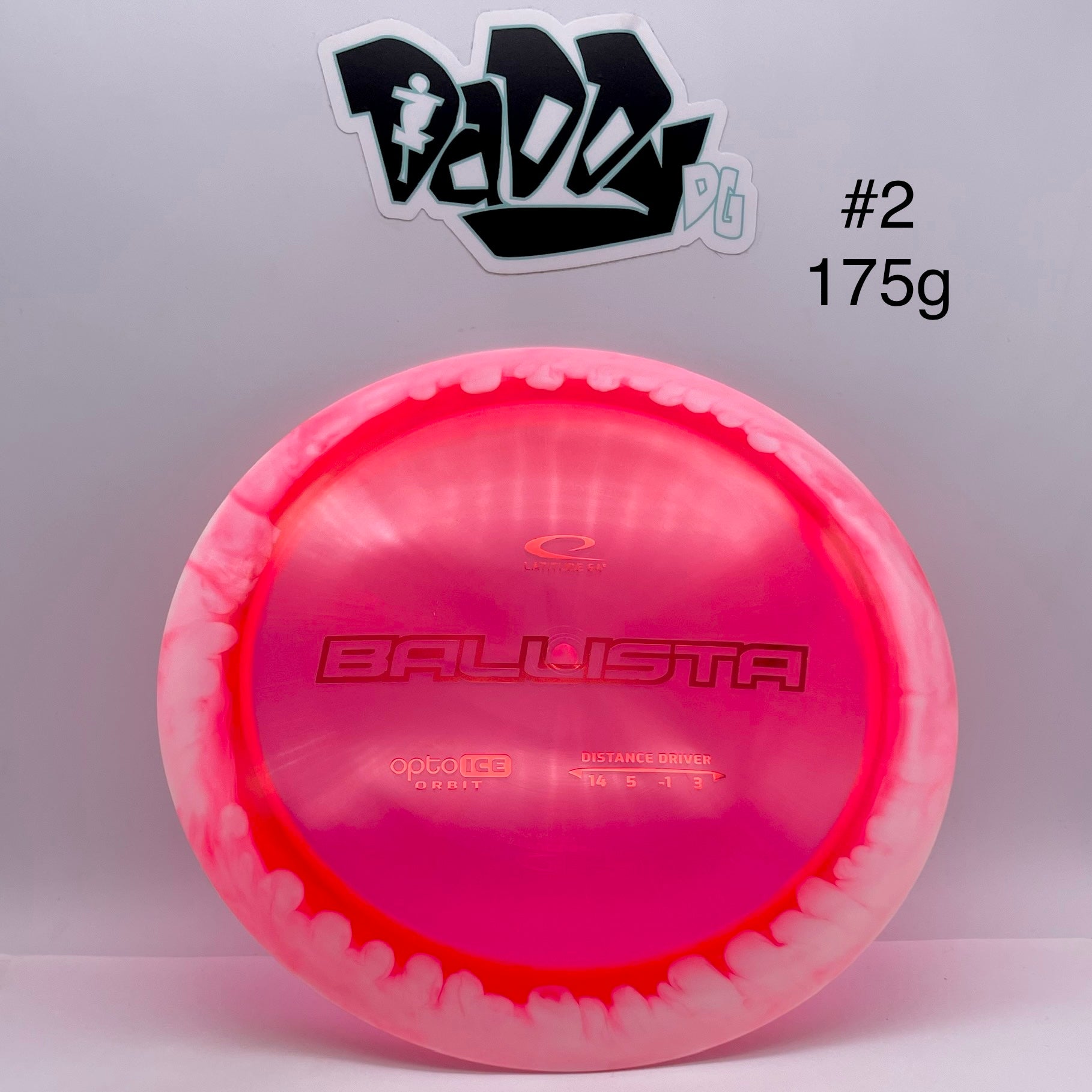 ***NEW Latitude 64 Opto Ice Orbit Ballista Distance Driver