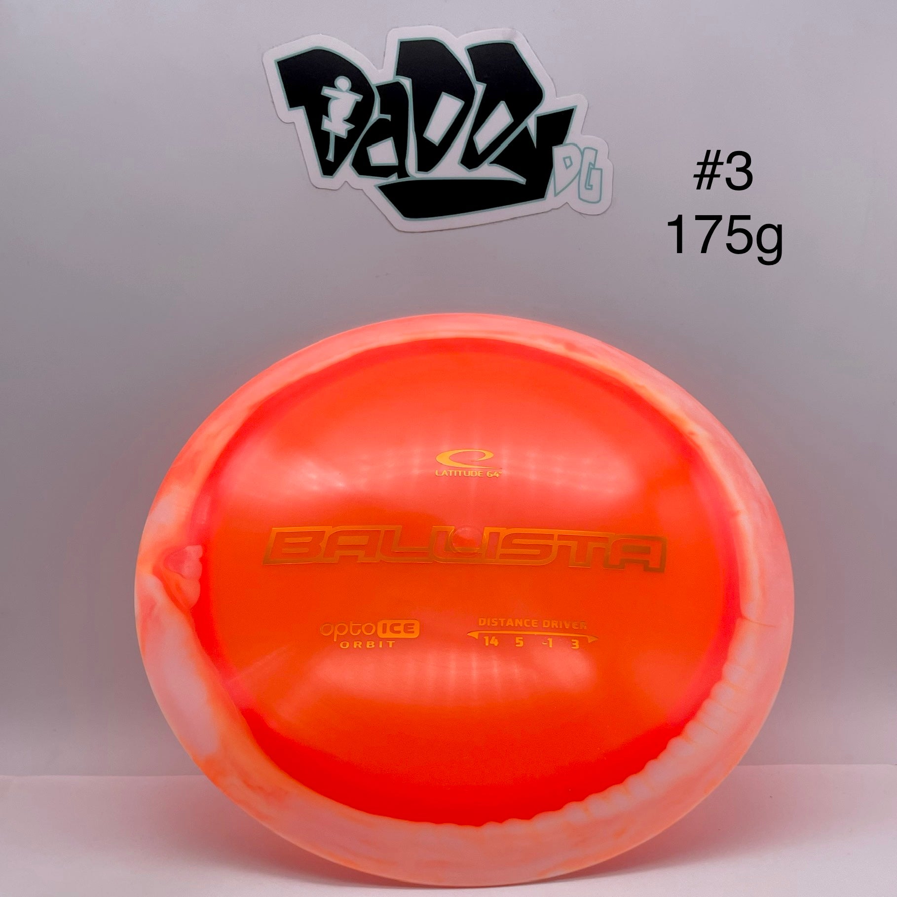 ***NEW Latitude 64 Opto Ice Orbit Ballista Distance Driver