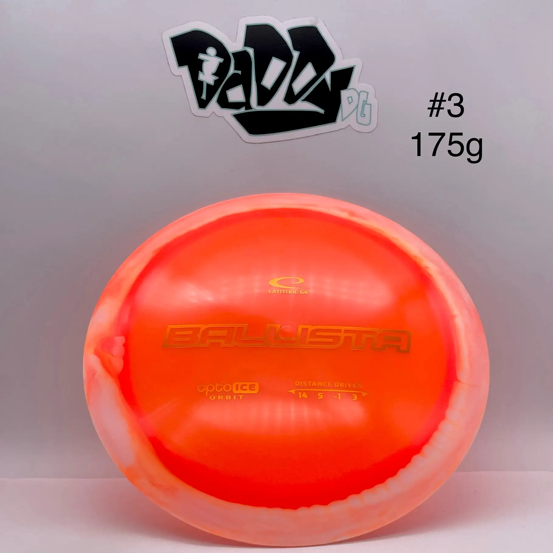 ***NEW Latitude 64 Opto Ice Orbit Ballista Distance Driver