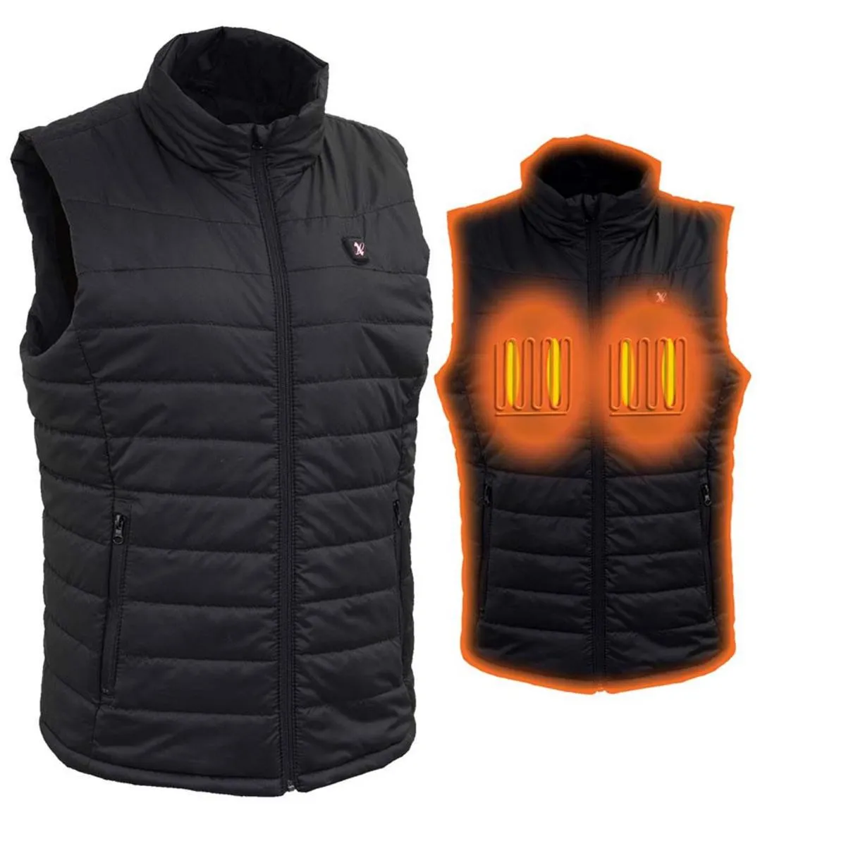 NexGen Heat Women's 'Puffed' Textile Heated Vest