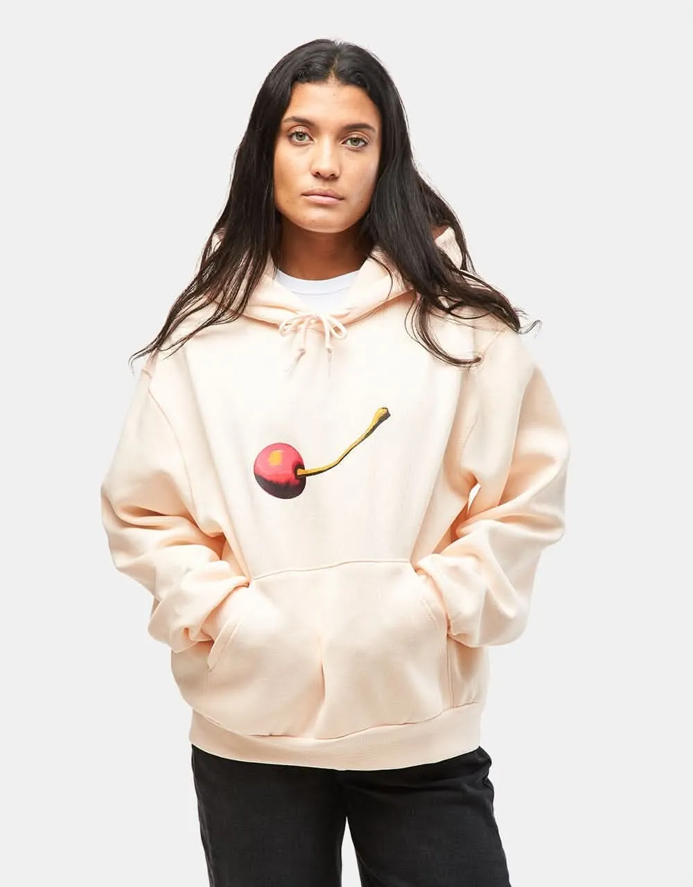 Nike SB Cherry Pullover Hoodie - Guava Ice/White