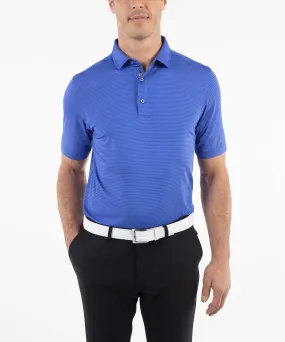 Performance Jersey Mini Tonal Feed Stripe Polo