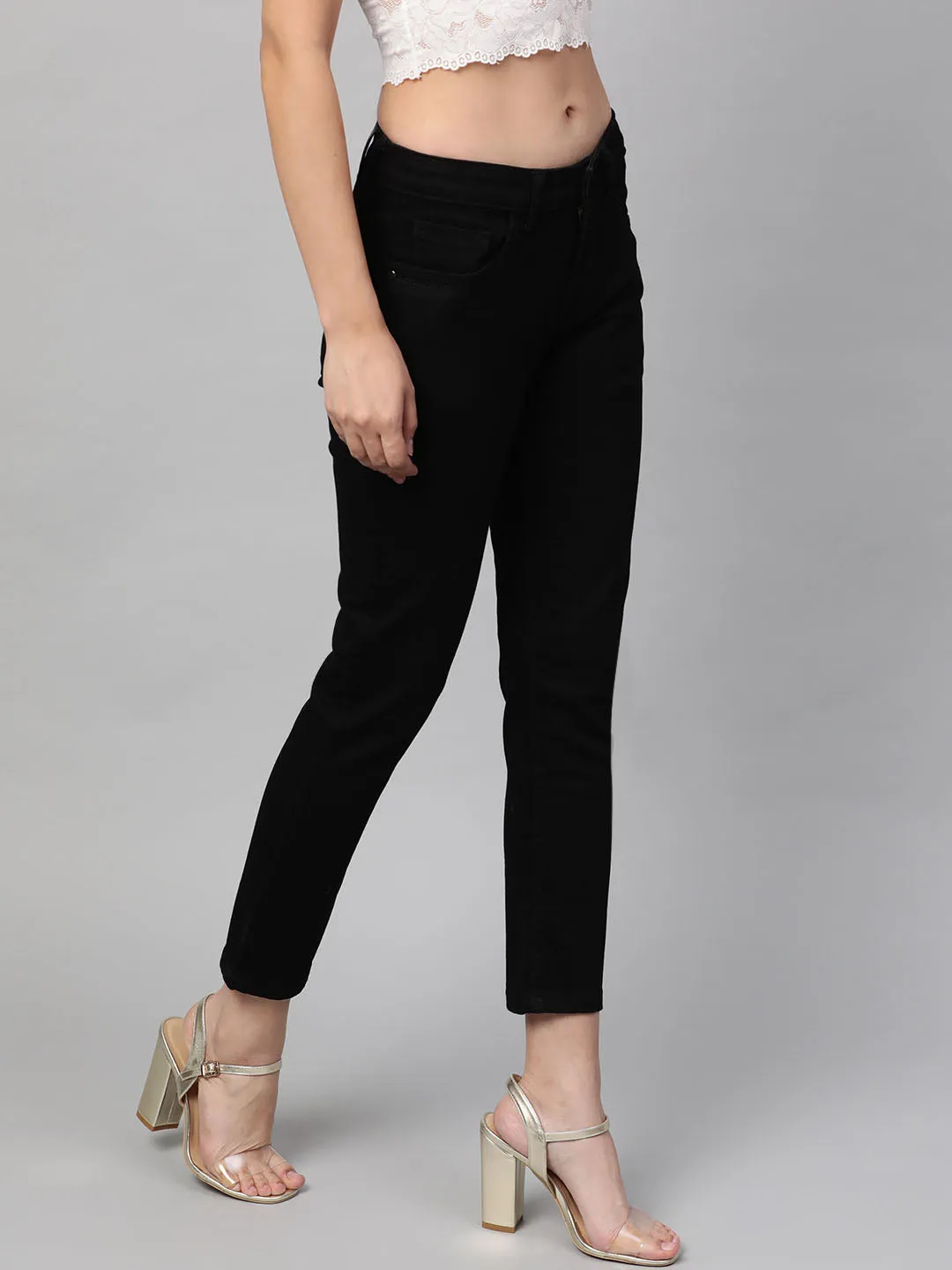 Plain Black Jeans