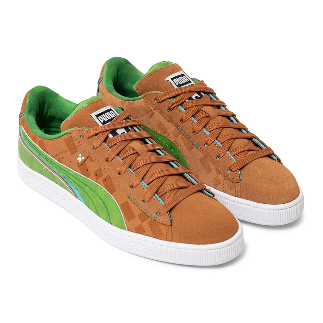 Puma x Minecraft Men Suede (brown / friar brown / fern green)