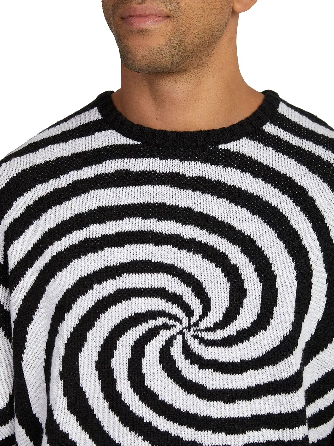 RVCA Men's Spiral Crew Knit