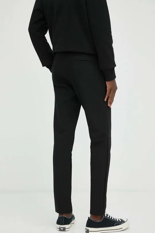 Samsoe Samsoe trousers men's black color