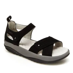 Sedona (Black) Rocker Bottom Sandal