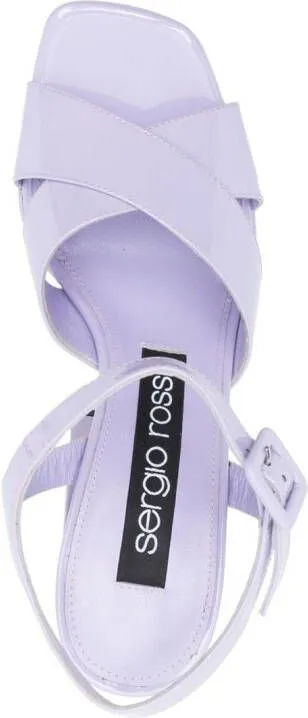 Sergio Rossi sr Alicia 90mm platform sandals Purple