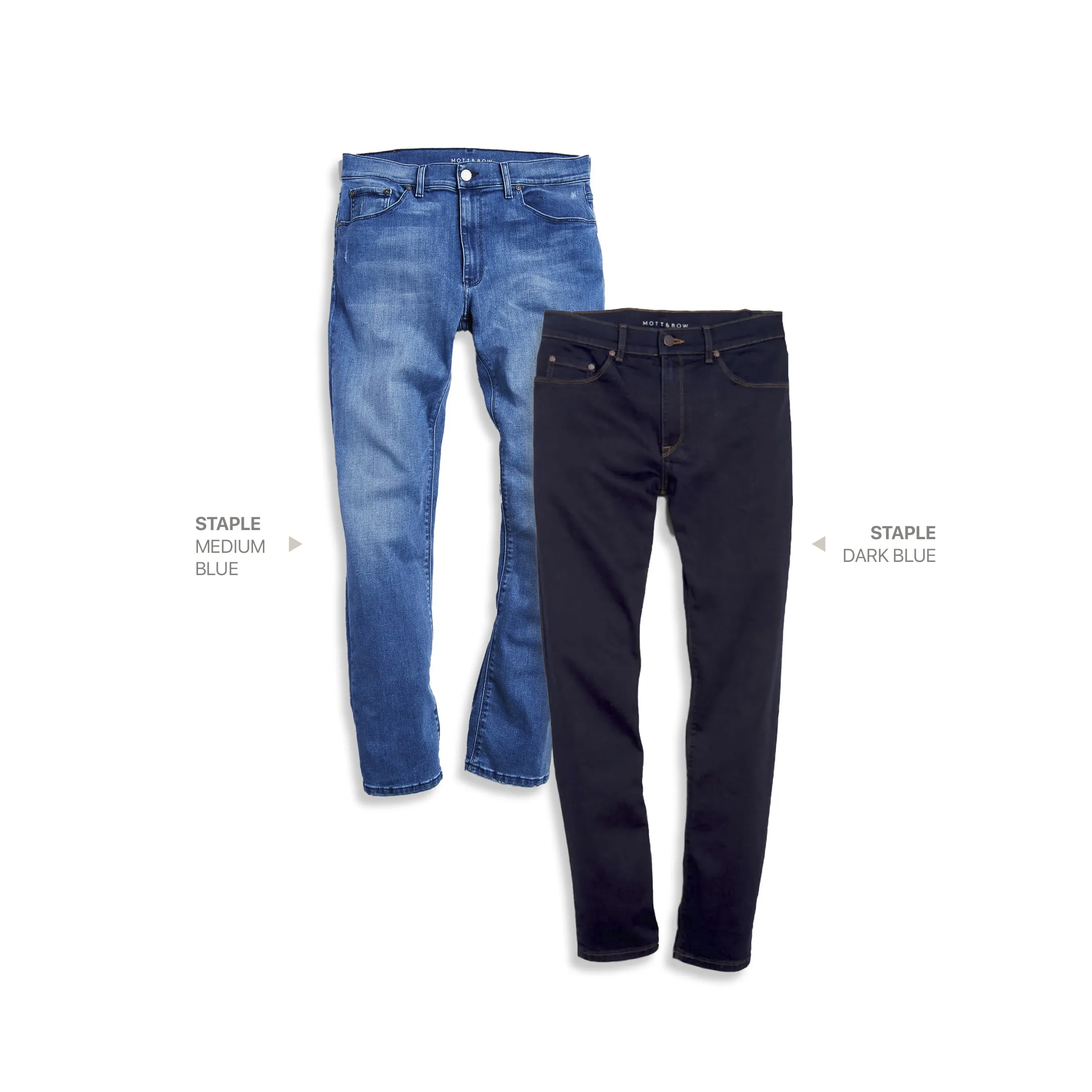 Skinny Staple Medium Blue and Staple Dark Blue 2-Pack Jeans