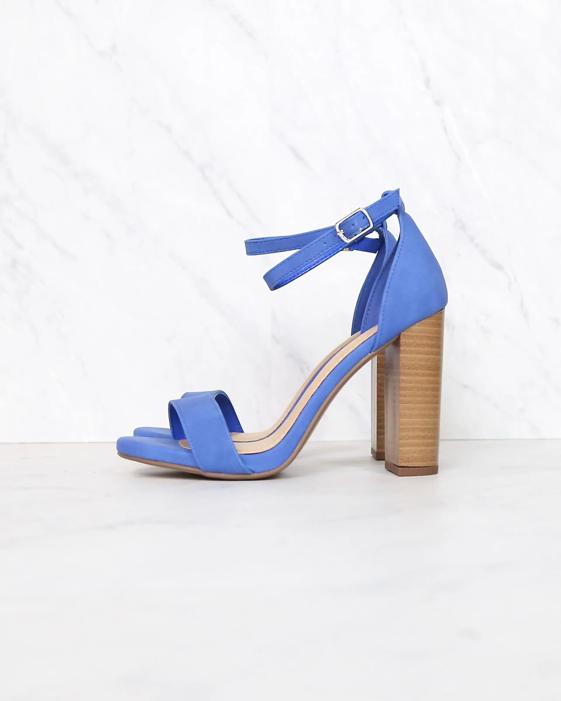 Stepping into Sophistication High Heels with Ankle Strap and Single Band - more colors