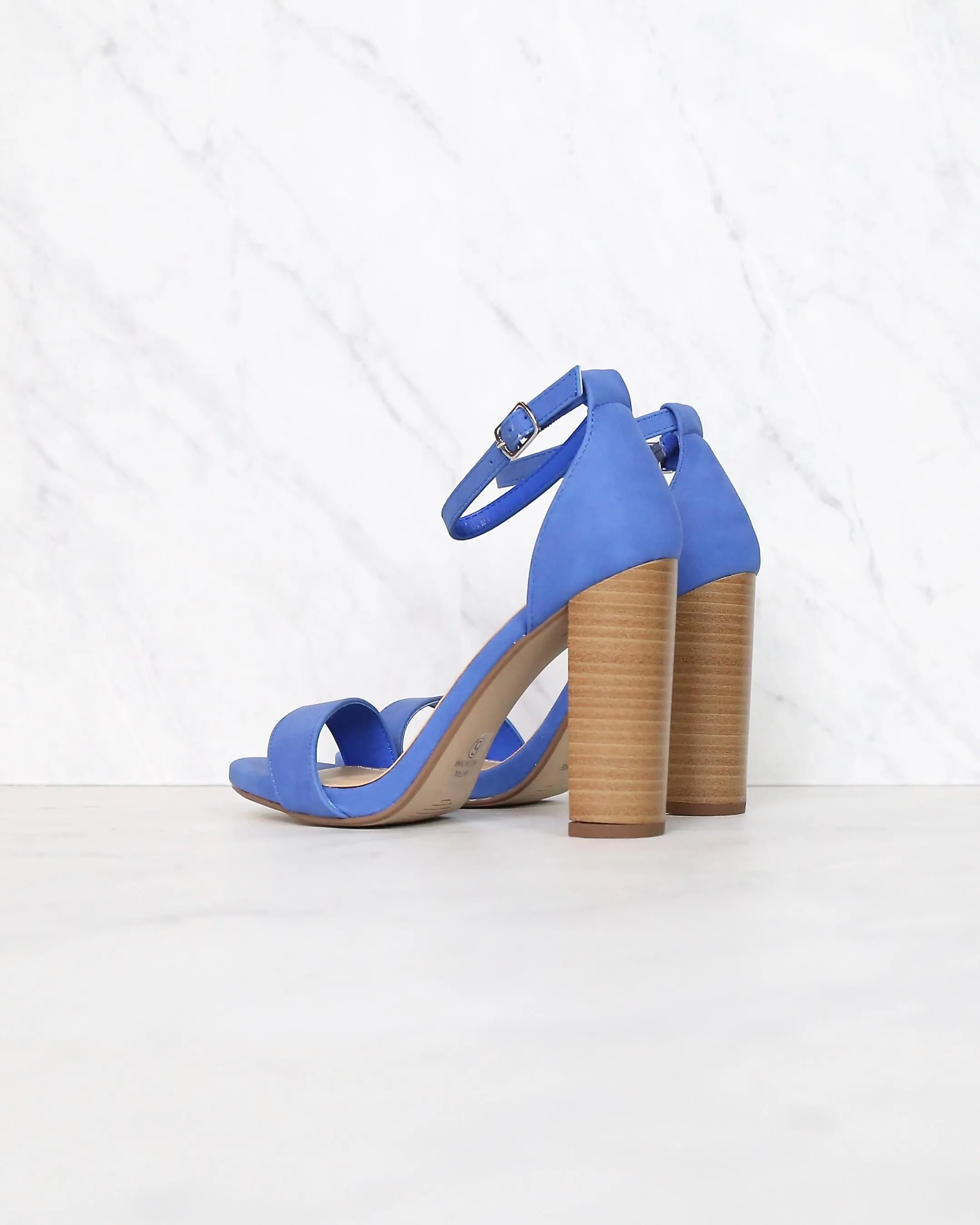 Stepping into Sophistication High Heels with Ankle Strap and Single Band - more colors