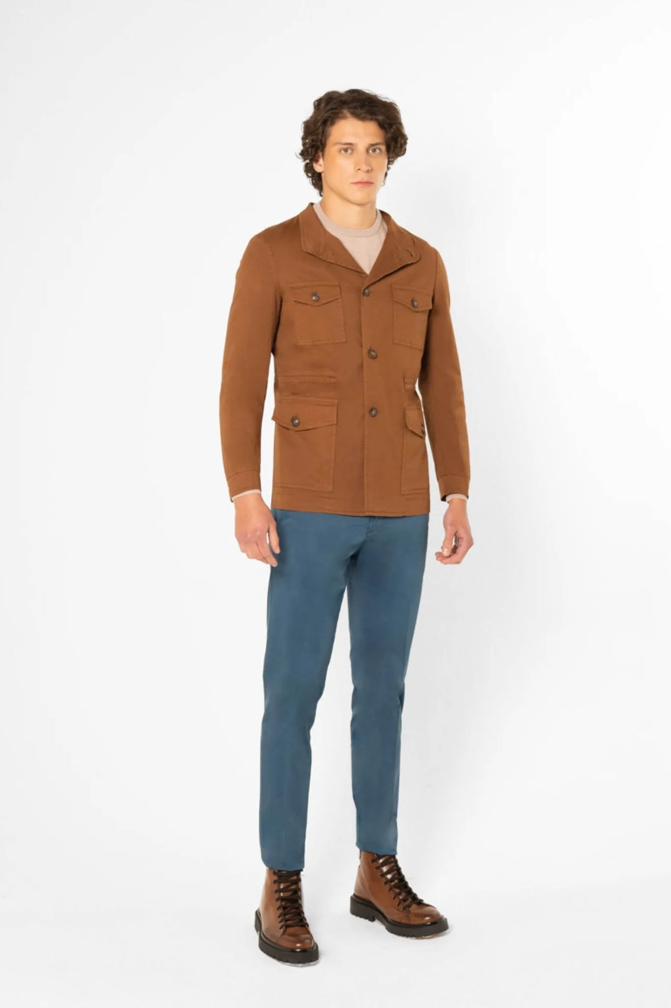 stéfano jacket tobacco