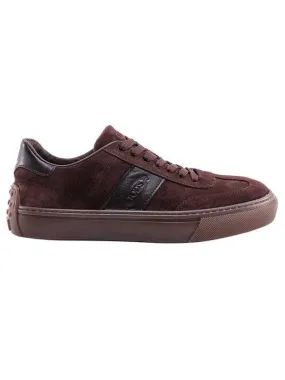 Suede Low Top Sneakers Brown