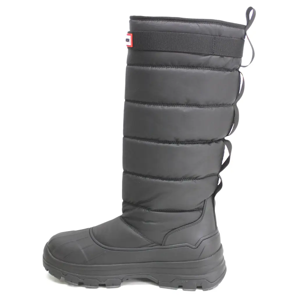 Tall Buckle Textile Synthetic Women's Snow Boots