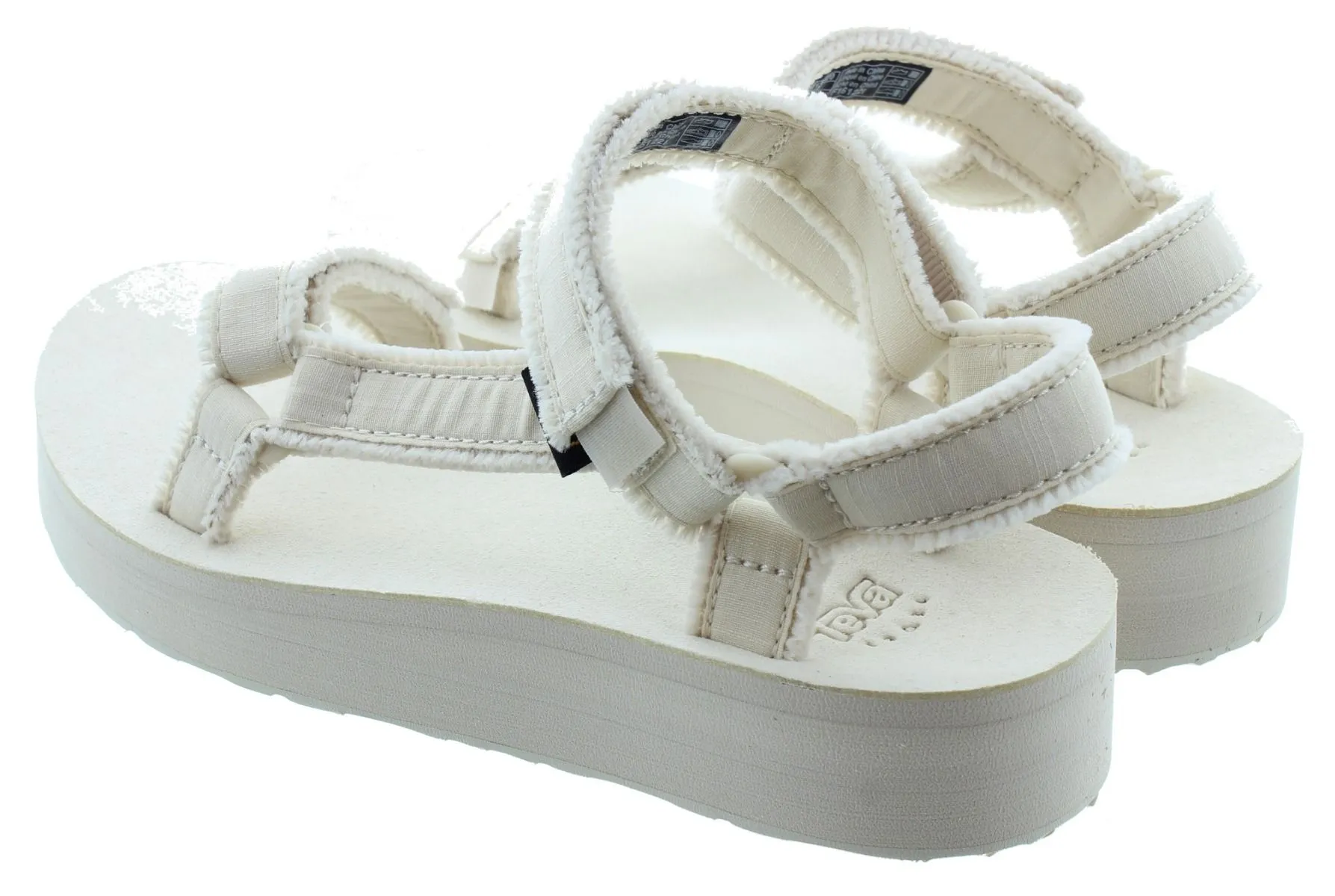 TEVA Ladies Original Midform Universal Canvas Sandals In Birchwood