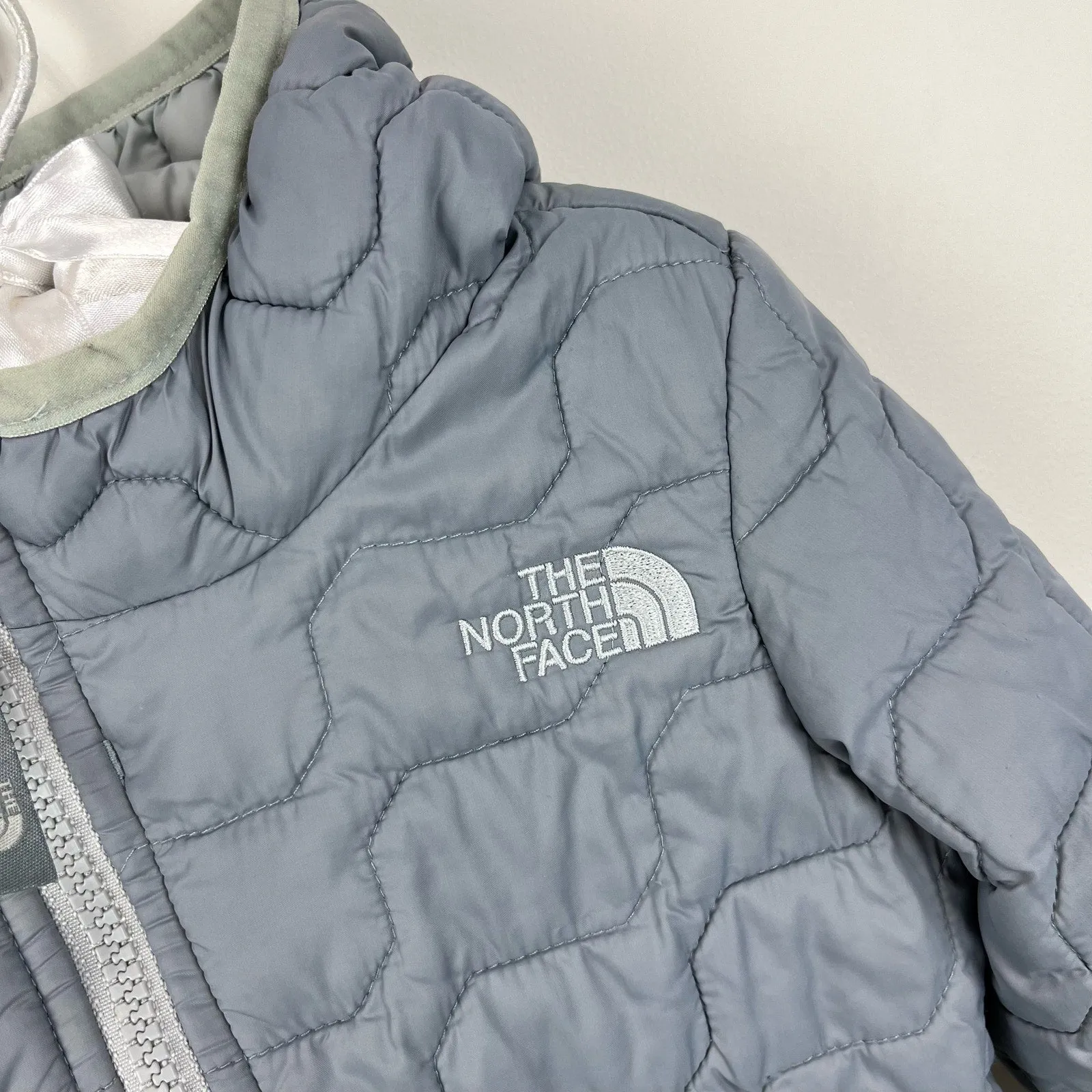 The North Face Baby ThermoBall Hooded Jacket Gray 6-12 Months