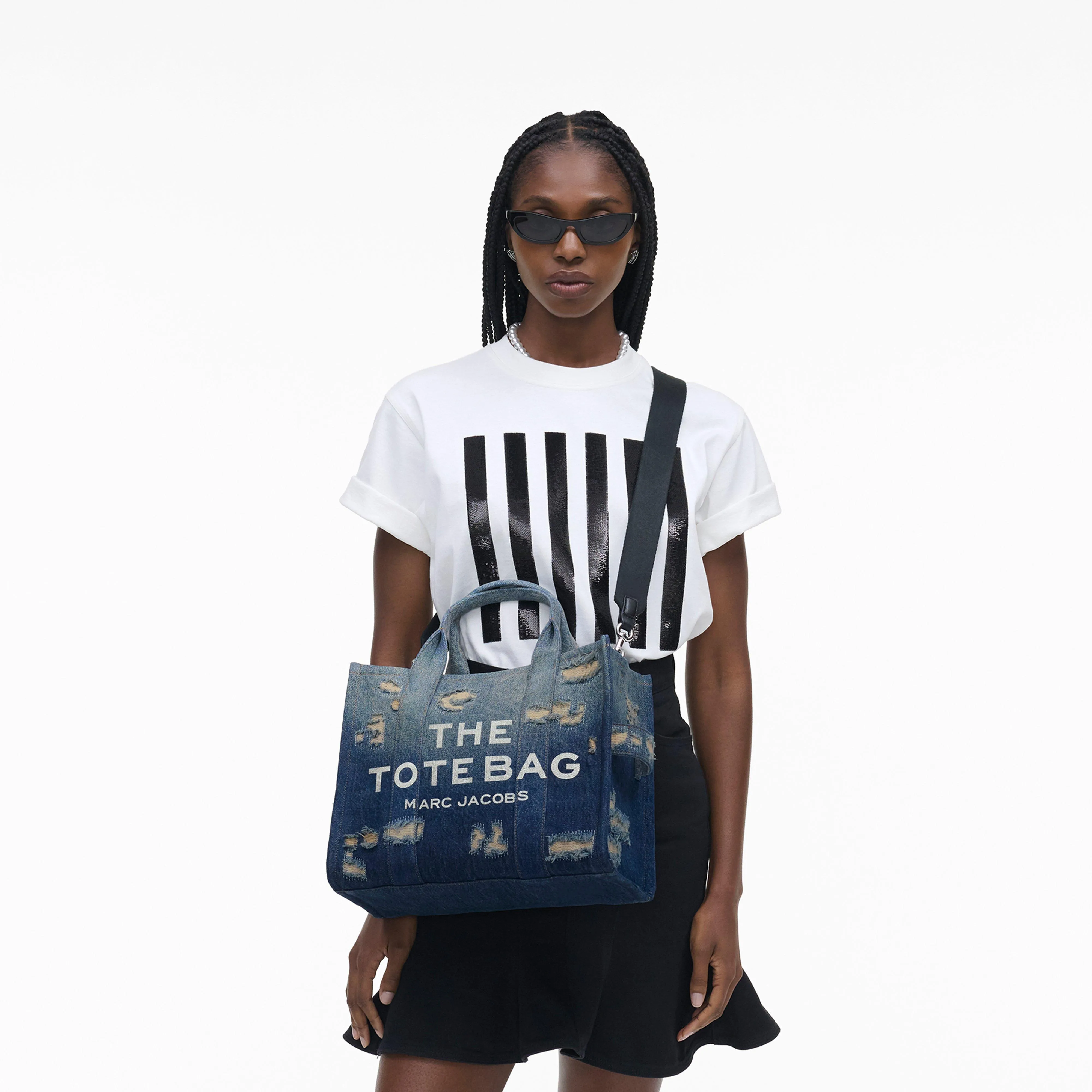 The Rip and Repair Denim Medium Tote Bag