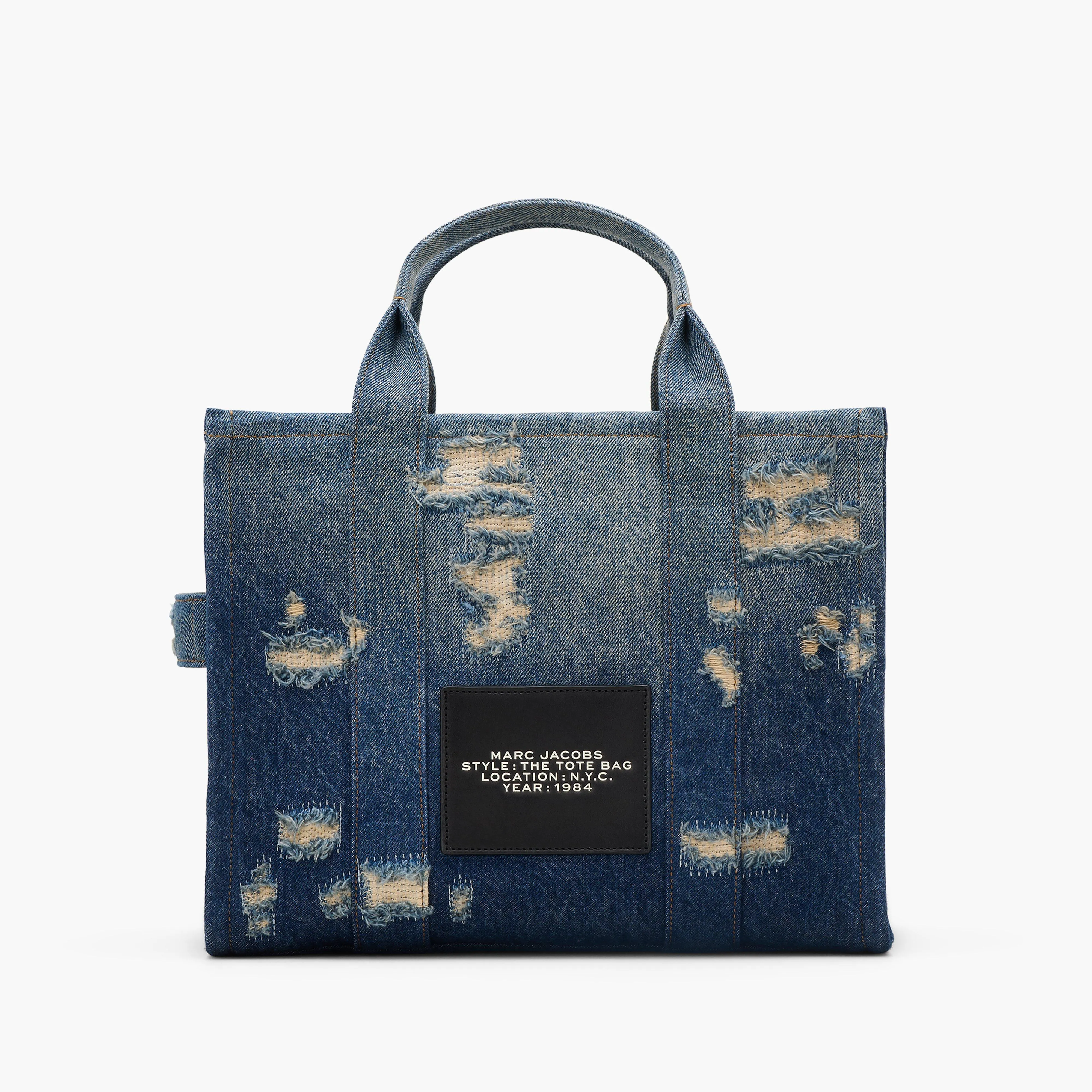 The Rip and Repair Denim Medium Tote Bag