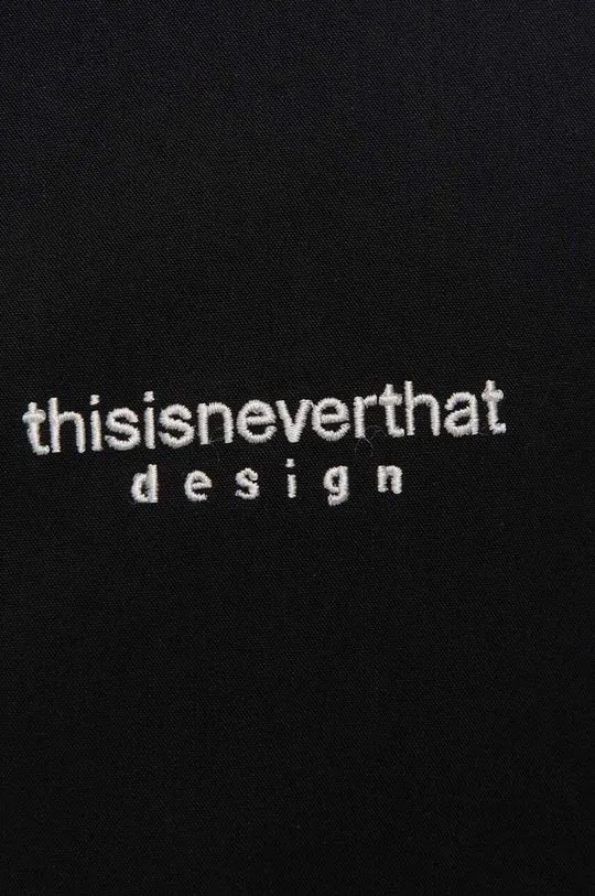 thisisneverthat jacket L-Logo Flight Jacket men's black color