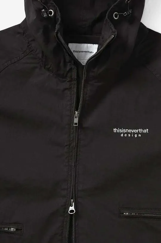 thisisneverthat jacket L-Logo Flight Jacket men's black color