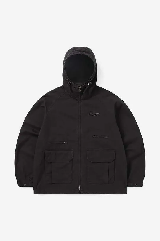 thisisneverthat jacket L-Logo Flight Jacket men's black color