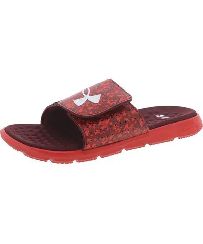 Under Armour Mens Adjustable Memory Foam Slide Sandals