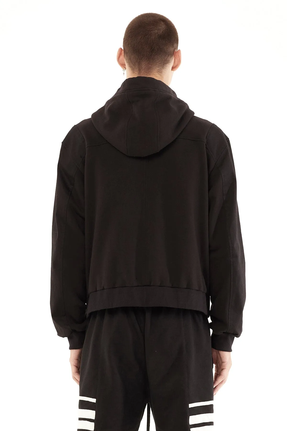 UTILITY HOODIE IN BLACK