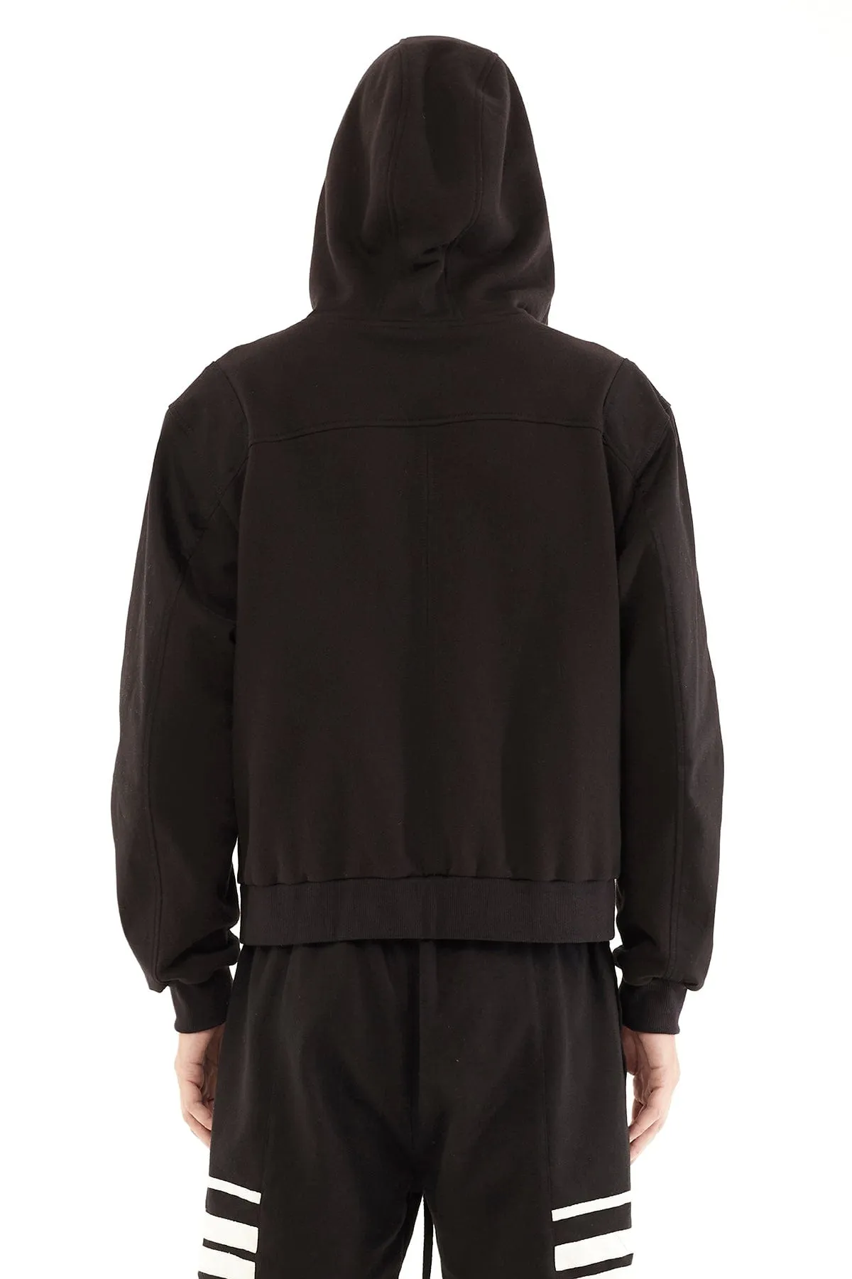 UTILITY HOODIE IN BLACK