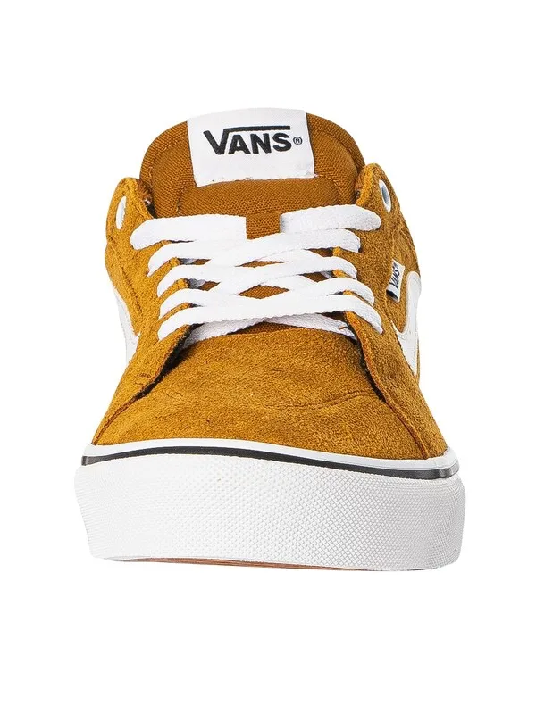 Vans Filmore Suede Trainers - Golden Brown/White