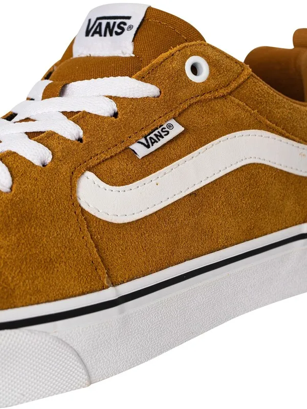 Vans Filmore Suede Trainers - Golden Brown/White