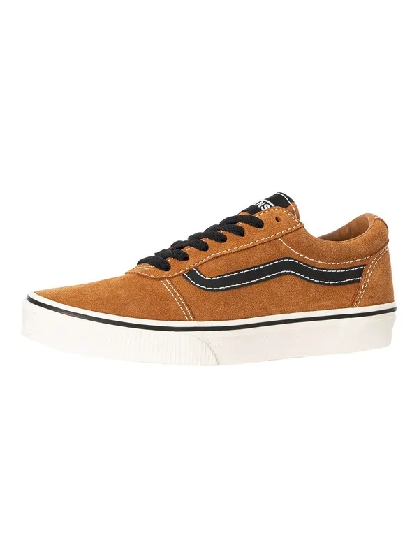 Vans Ward Suede Trainers - Brown Sugar/Marshmallow