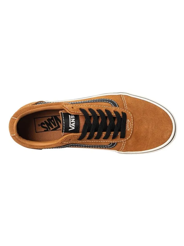 Vans Ward Suede Trainers - Brown Sugar/Marshmallow