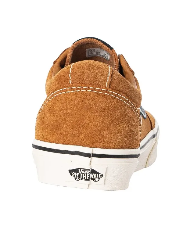 Vans Ward Suede Trainers - Brown Sugar/Marshmallow