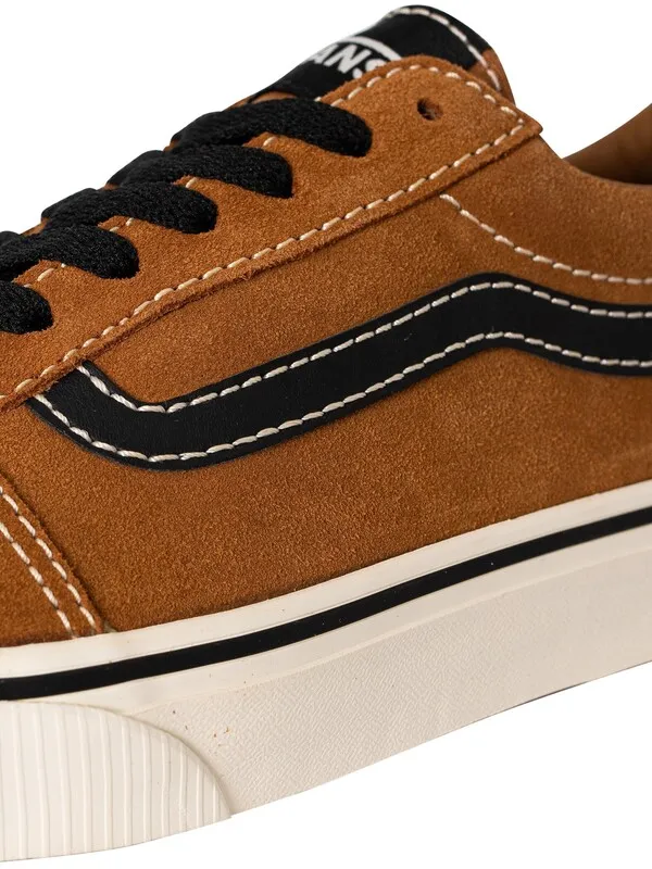 Vans Ward Suede Trainers - Brown Sugar/Marshmallow