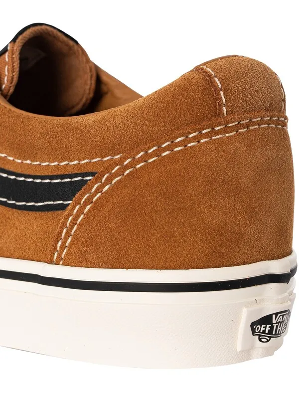 Vans Ward Suede Trainers - Brown Sugar/Marshmallow