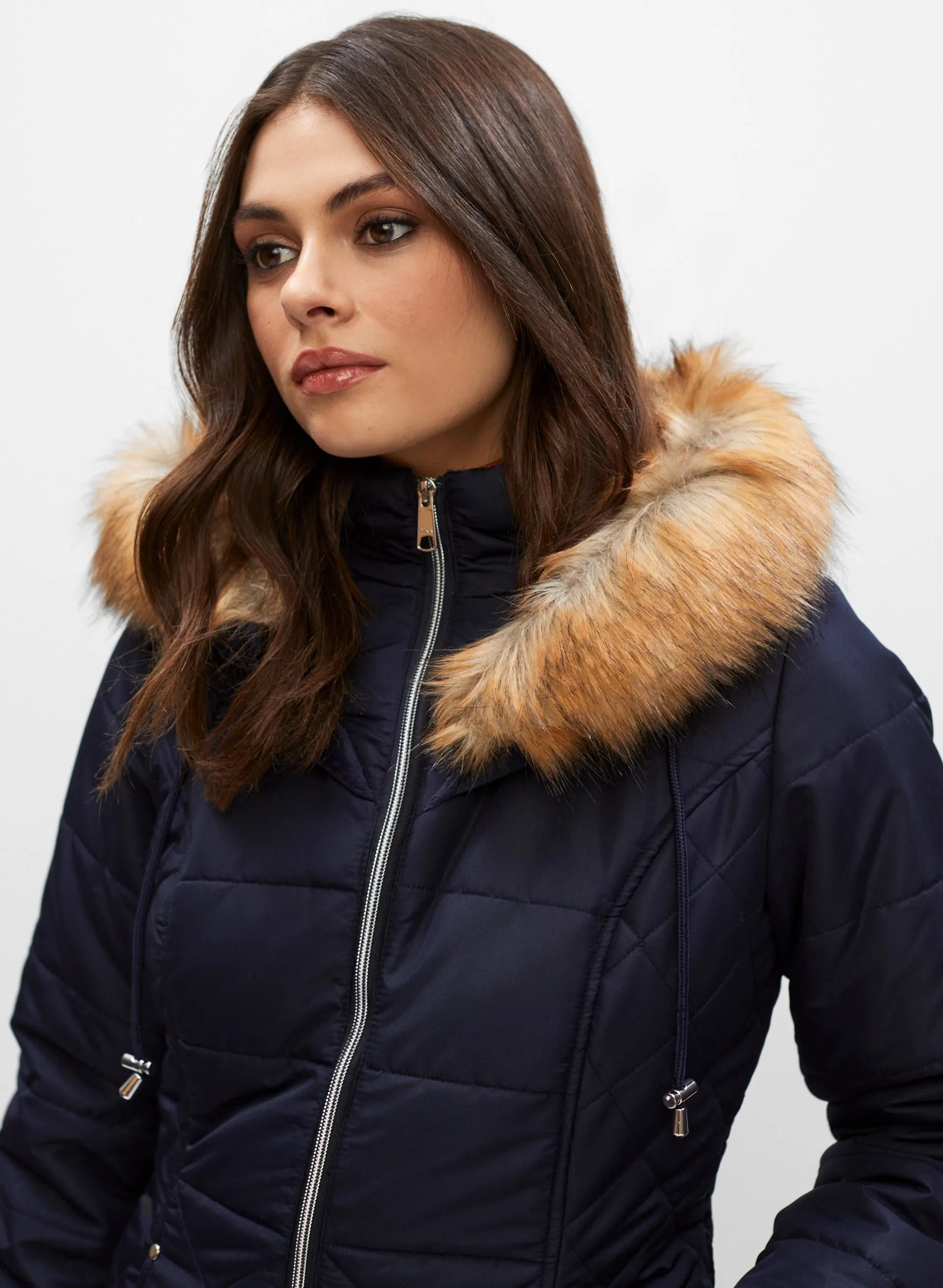 Vegan Down Quilted Coat