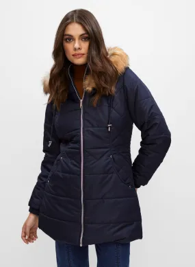 Vegan Down Quilted Coat