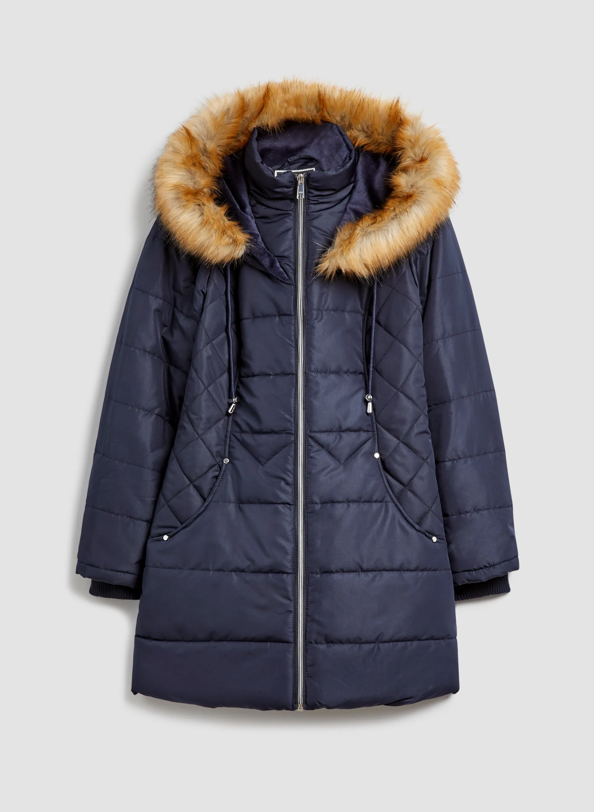 Vegan Down Quilted Coat