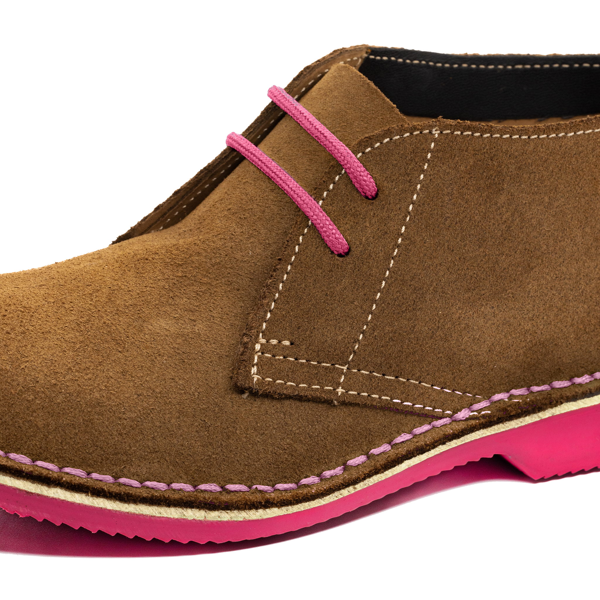 VELDSKOEN HERITAGE HADEDA (HOT PINK SOLE - LEATHER SHOE)