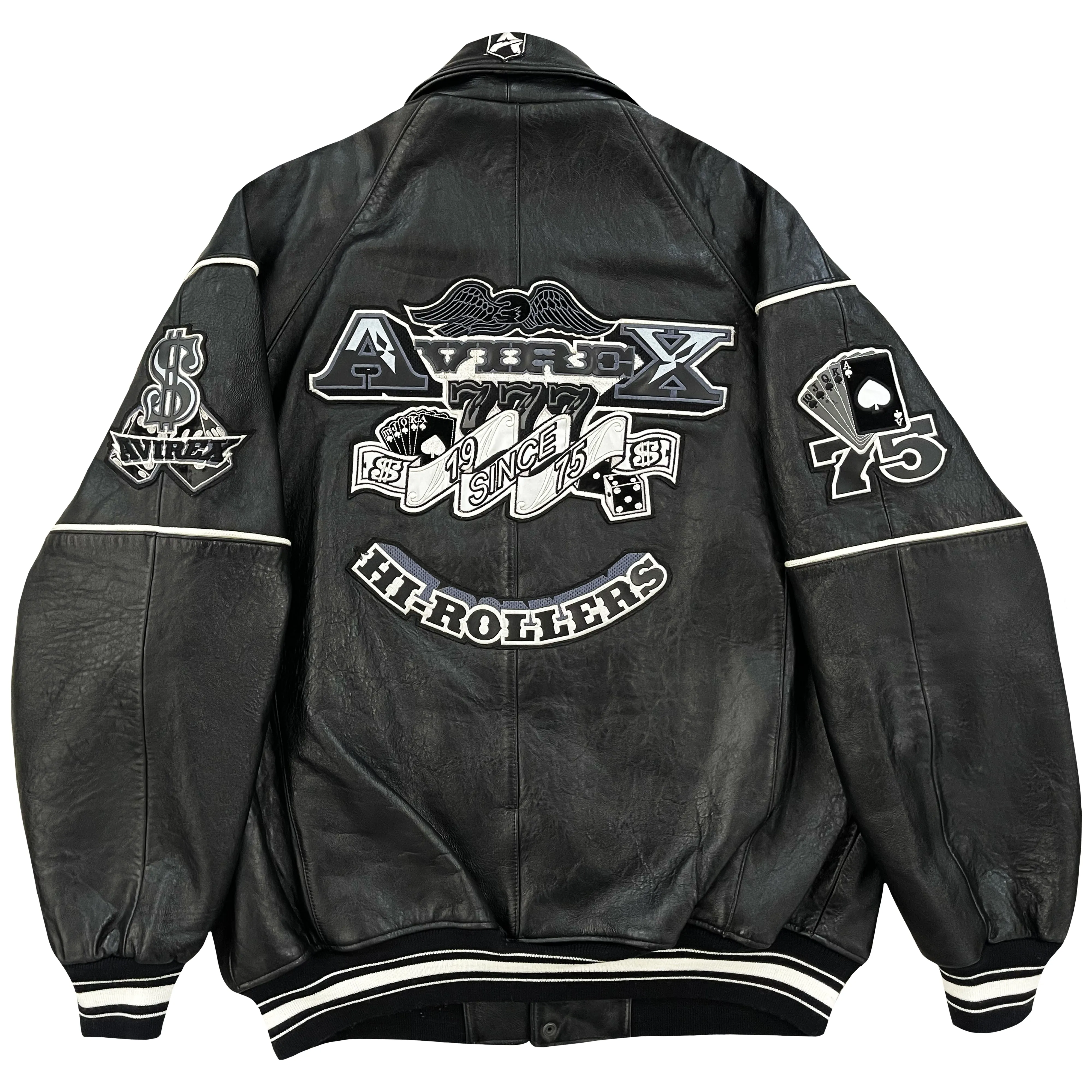 Vintage Avirex Leather Varsity Jacket