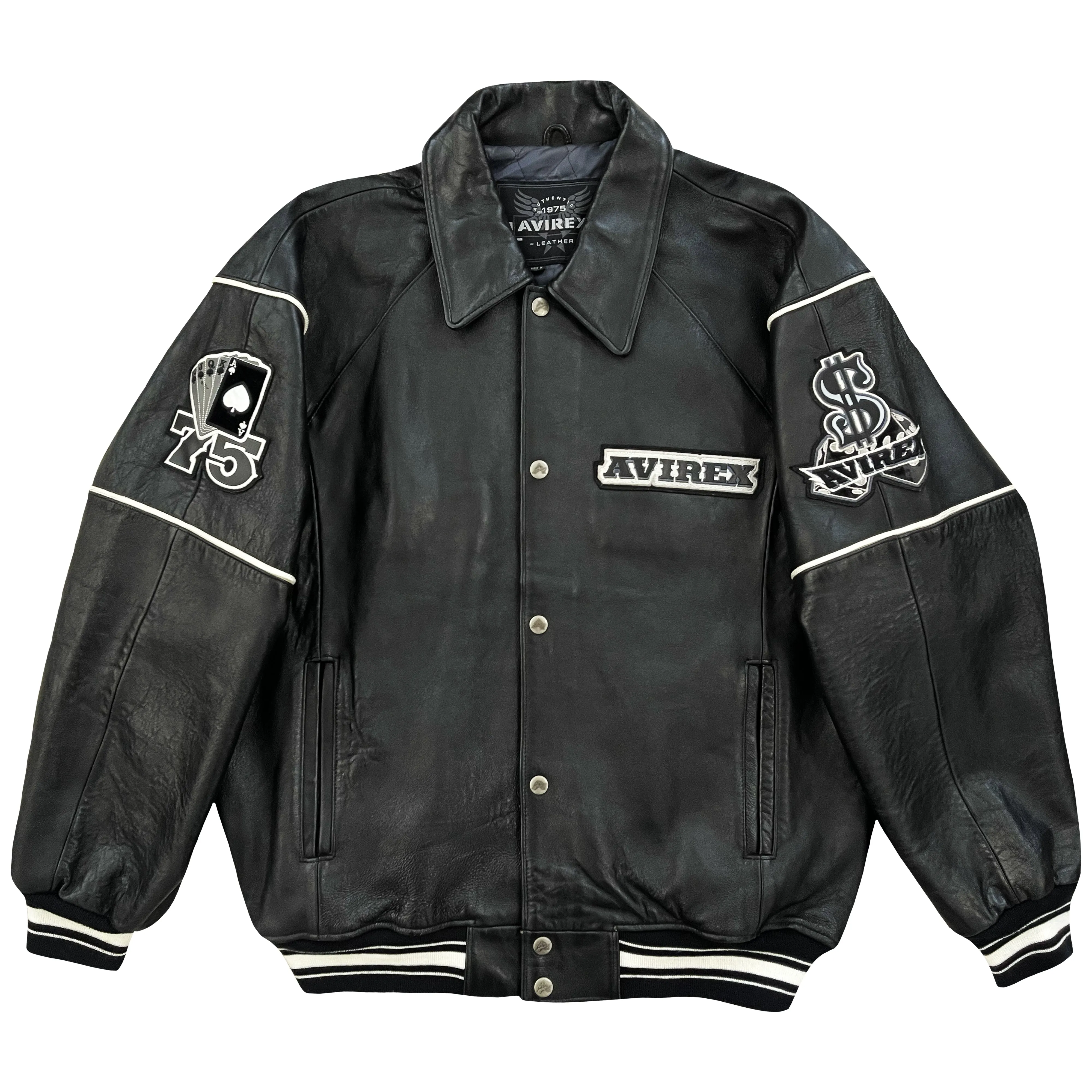 Vintage Avirex Leather Varsity Jacket