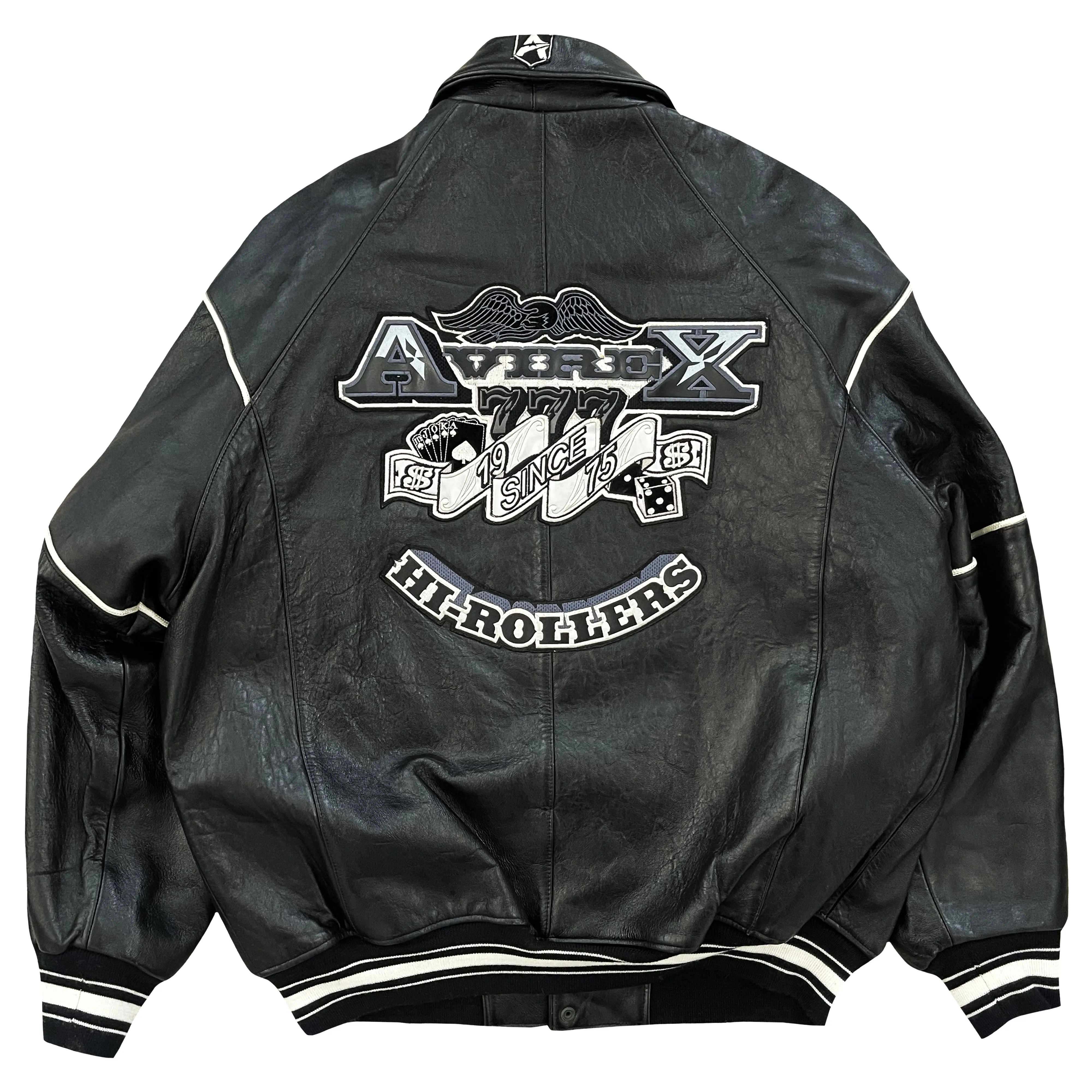 Vintage Avirex Leather Varsity Jacket