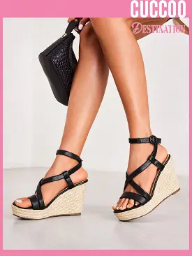 Woman Shoes Fashion Wedge High Heel Sandals For Spring And Summer