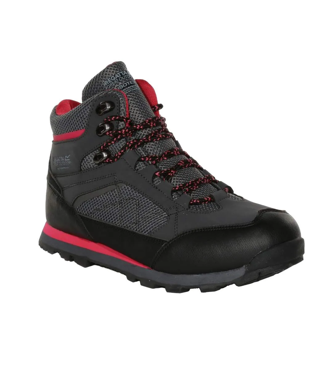 Womens/ladies lady vendeavour pro walking boots ash/pink potion Regatta